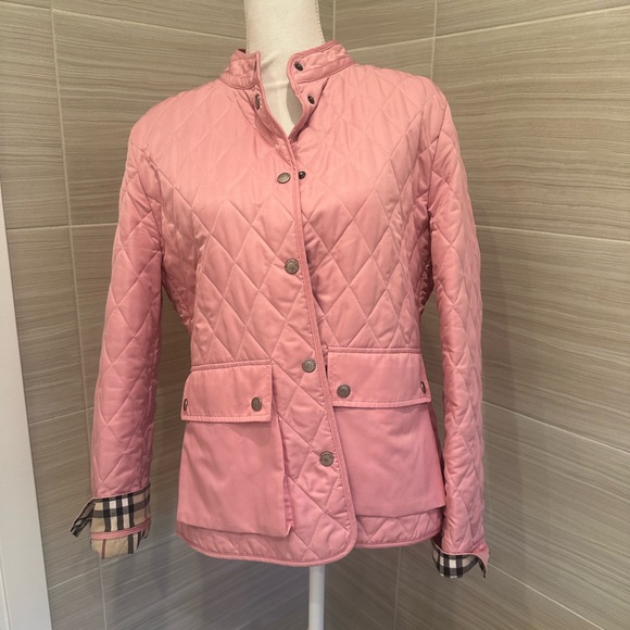 Burberry pink jacket, size L